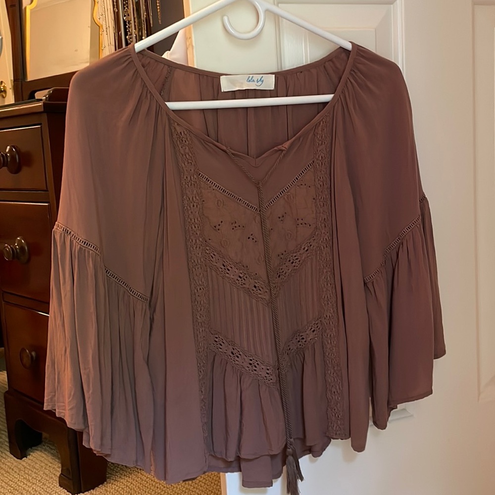 Brown blouse